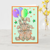 Drie jaar oude Kaart (Gele Bloem)