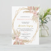 Drie jaar presentatie  kaart (Staand voorkant)