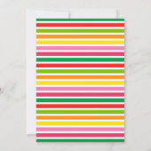 Drie jaar schattig fruit, fruit verjaardag kaart (Achterkant)