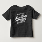 Drie jaar superschattige bemanning (derde verjaard kinder shirts (Voorkant)