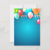 DRIE JAAR TWEEDE DAG VOOR BLAUWE BLAUW MET FOTO KAART (Achterkant)