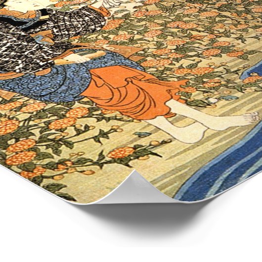 Drie Japanse vrouwen Poster (Hoek)