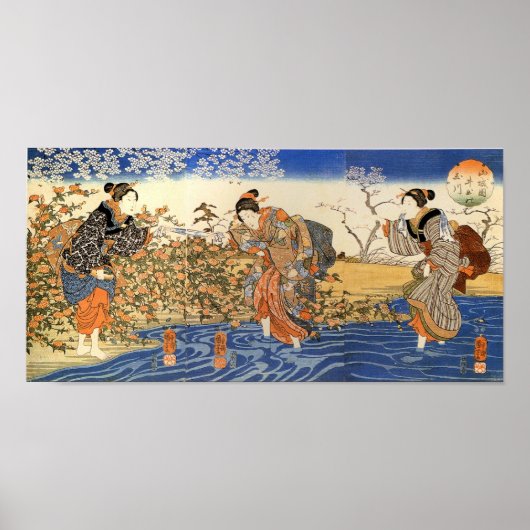 Drie Japanse vrouwen Poster (Voorkant)
