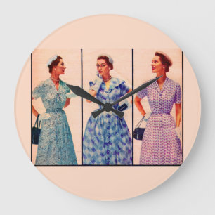drie japonnen uit 1953 -  kleding grote klok