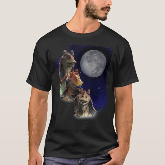 Drie Jar Jar Moon Classic T-Shirt (Voorkant)