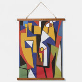 Drie Jazz Musicians Muurschilderkunst Hangend Wandkleed (Voorkant)