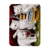 Drie Jolly Kittens op het Feest Magneet (Verticaal)