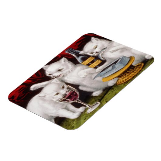 Drie Jolly Kittens op het Feest Magneet (Linkerzijde)