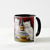 Drie Jolly Kittens op het Feest Mok (Voorkant rechts)