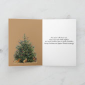 Drie Jolly Santa Ducks in Sneeuw Kerstmis Kaart (Binnen)