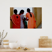 Drie jonge vrouwen poster (Keuken)