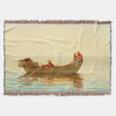 Drie jongens een verhaal met Lobster Pots Winslow  Deken (Voorkant)