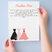 Drie jurken flyer (Hand)