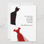 Drie jurken kaart (Achterkant)