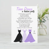 Drie jurken kaart (Staand voorkant)
