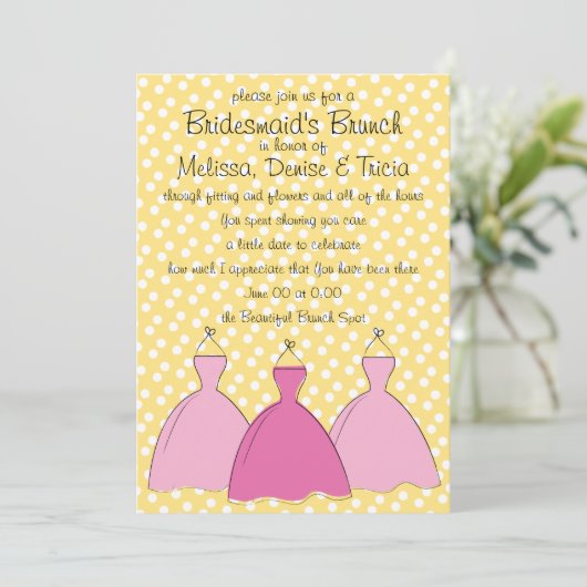 Drie jurken kaart (Staand voorkant)