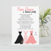 Drie jurken kaart (Staand voorkant)
