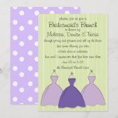 Drie jurken kaart (Voorkant / Achterkant)