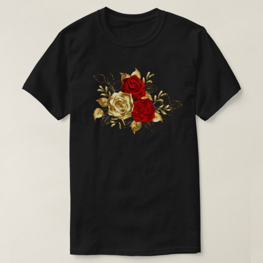 Drie juweelrozen t-shirt (Design voorkant)
