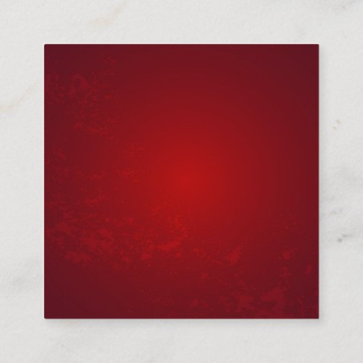 Drie juweelrozen vierkante visitekaartje (Achterkant)