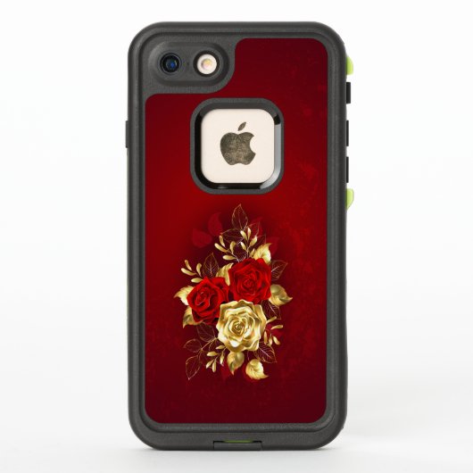 Drie juwelen Rozen (Achterkant)