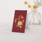 Drie juwelen Rozen Afsprakenkaart (Achterkant)