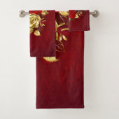 Drie juwelen Rozen Bad Handdoek (Insitu)