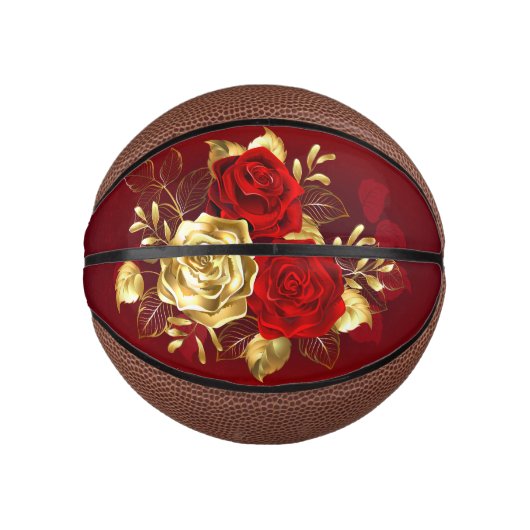 Drie juwelen Rozen Basketbal (Voorkant)