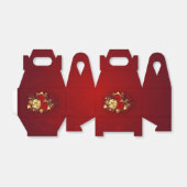 Drie juwelen Rozen Bedankdoosjes (Uitgevouwen)