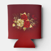 Drie juwelen Rozen Blikjeskoeler (Achterkant)