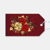 Drie juwelen Rozen Cadeaulabel (Voorkant (Horizontaal))