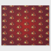 Drie juwelen Rozen Cadeaupapier (Vlak)