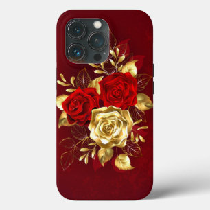 Drie juwelen Rozen Case-Mate iPhone Case