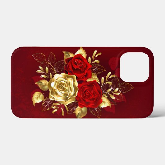 Drie juwelen Rozen Case-Mate iPhone Case (Achterkant (horizontaal))