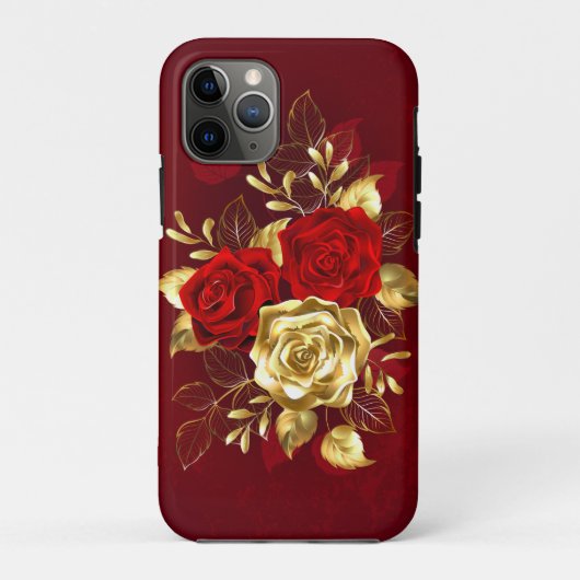 Drie juwelen Rozen Case-Mate iPhone Case (Achterkant)