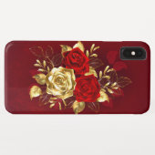 Drie juwelen Rozen Case-Mate iPhone Case (Achterkant (horizontaal))