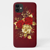 Drie juwelen Rozen Case-Mate iPhone Case (Achterkant)
