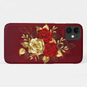 Drie juwelen Rozen Case-Mate iPhone Case (Achterkant (horizontaal))
