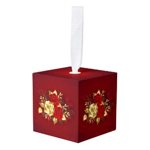 Drie juwelen Rozen Decoratie