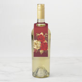 Drie juwelen Rozen Flessenhanger (Op fles)