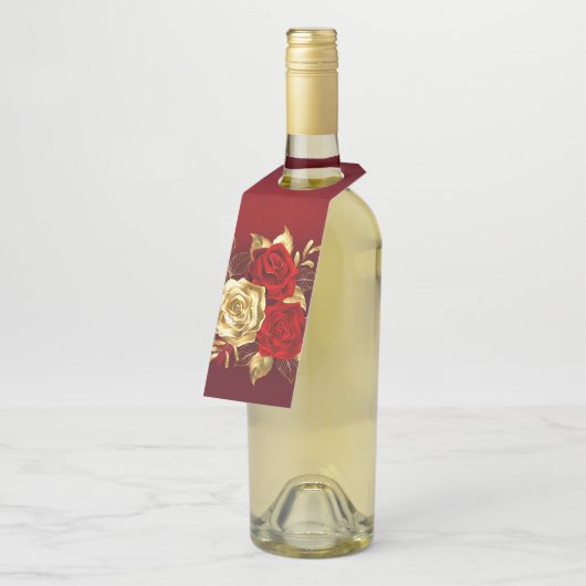 Drie juwelen Rozen Flessenhanger (Schuin)