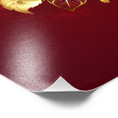 Drie juwelen Rozen Foto Afdruk (Hoek)