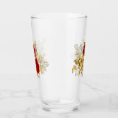 Drie juwelen Rozen Glas (Rechts)