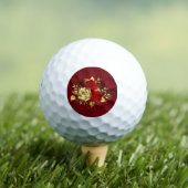Drie juwelen Rozen Golfballen (Insitu Shirt)