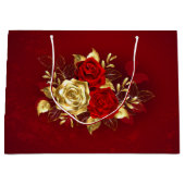 Drie juwelen Rozen Groot Cadeauzakje (Voorkant)