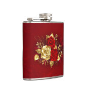 Drie juwelen Rozen Heupfles (Rechts)