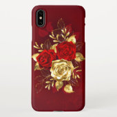 Drie juwelen Rozen iPhone Hoesje (Achterkant)