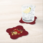 Drie juwelen Rozen Kartonnen Onderzetters (Insitu)