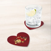 Drie juwelen Rozen Kartonnen Onderzetters (Insitu)