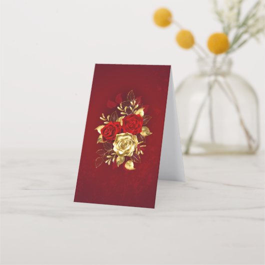 Drie juwelen Rozen Klantenkaartje (Achterkant)